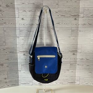 Sherpani Blue and Black Crossbody Bag